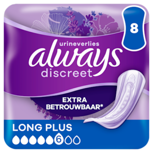 Always Discreet maandverband long plus