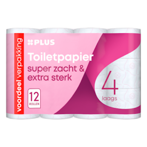 Plus Toiletpapier 4-laags