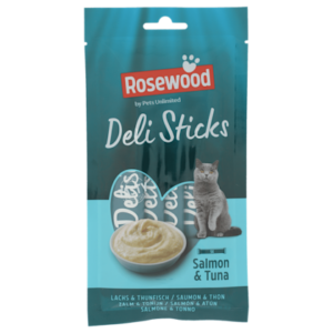 Rosewood Delisticks zalm&tonijn 5X15 GRAM