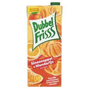Dubbelfrisss Sinaasappel & mandarijn