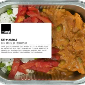 Kip madras met rijst