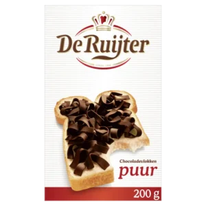 De Ruijter Chocolade vlokken puur