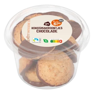 AH Kokosmakroontjes pure chocolade