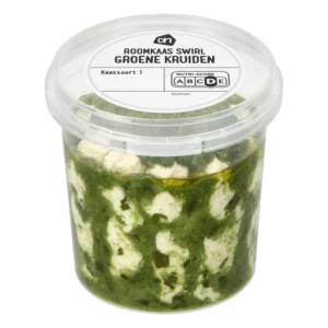 AH Roomkaas swirl groene kruiden