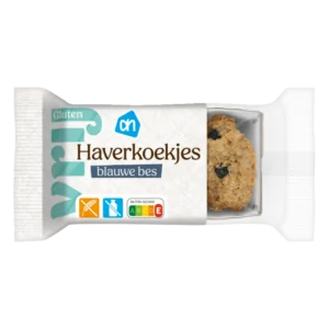 AH Glutenvrij Haverkoekjes bosbes