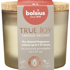 Bolsius True joy geurglas vanilla delight