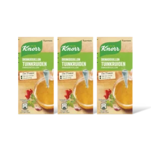 Knorr Drinkbouillon tuinkruiden 3-pack