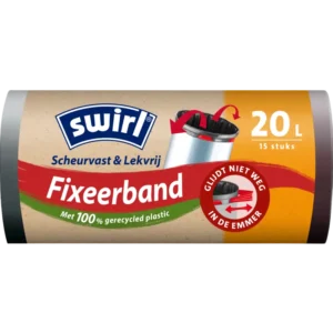 Swirl Vuilniszakken met fixeerband 20 liter