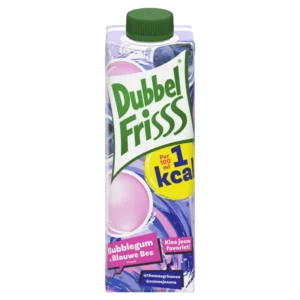 DubbelFrisss 1kcal bubblegum & blauwe bes smaak