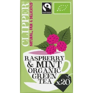 Clipper Raspberry & mint organic green tea