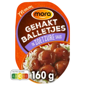 Mora Gehaktballetjes in zoetzure saus