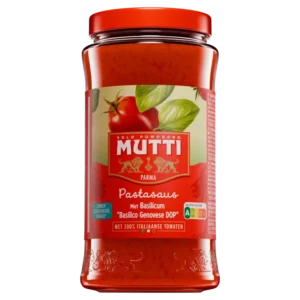 Mutti Pastasaus met basilicum