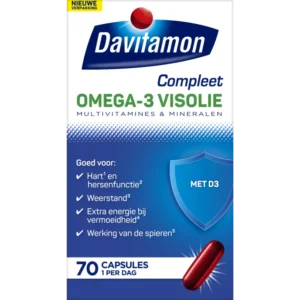 Davitamon Compleet omega-3 visolie capsules