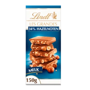 Lindt Les grandes melkchocolade hazelnoot