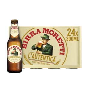 Birra Moretti L'autentica bier krat