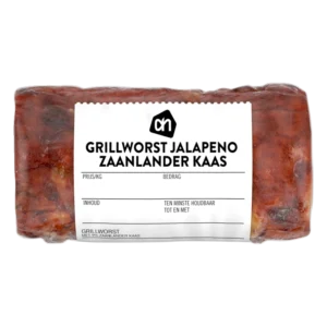 AH Grillworst jalapeno Zaanlander kaas