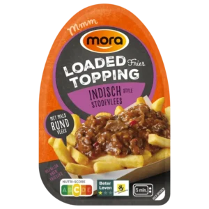 Mora Loaded friet Indische stoof