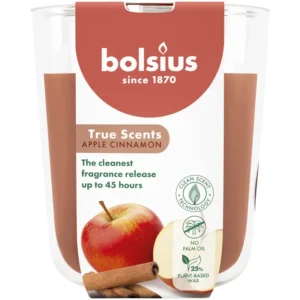 Bolsius True scents geurglas apple cinnamon