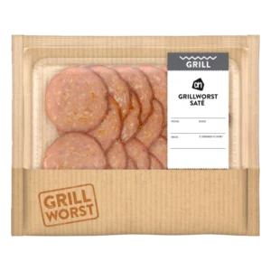 AH Grillworst saté