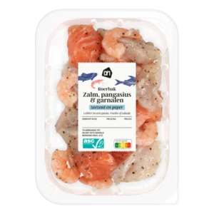 AH Roerbak zalm pangasius garnalen zeezout