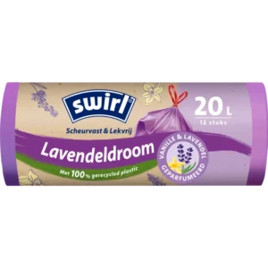 Swirl Vuilniszakken lavendeldroom 20 liter