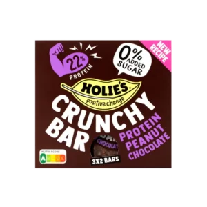 Holie's Crunchy bar protein peanut chocolate
