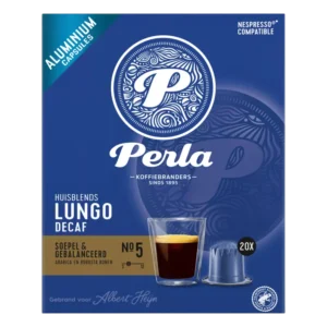 Perla Huisblends Lungo decaf capsules