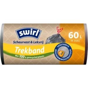 Swirl Vuilniszakken met trekband 60 liter