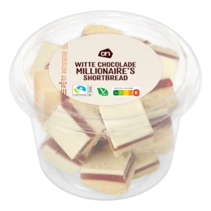 AH Witte chocolade millionaire's shortbread