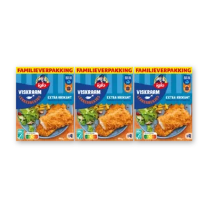 Iglo Viskraam lekkerbekjes familieverpak 3pk