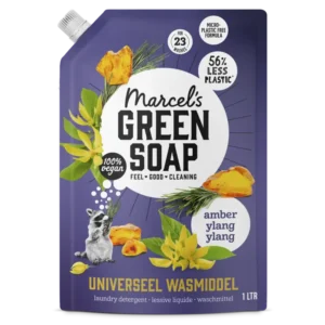 Marcel's Green Soap Wasmiddel amber ylang ylang navulling