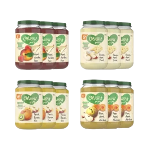 Olvarit 6+ mnd variatiemenu fruit 12-pack