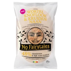 No Fairytales Knoflook & kruiden naan