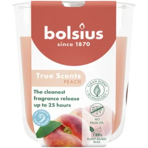 Bolsius True scents geurglas peach 8cm