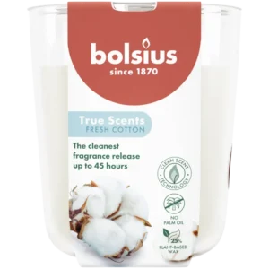 Bolsius True scents geurglas fresh cotton