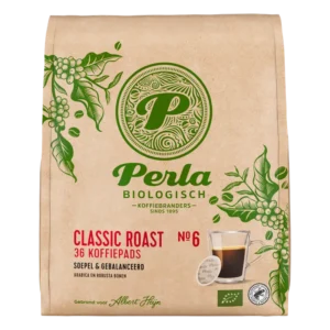Perla Biologisch Classic roast koffiepads
