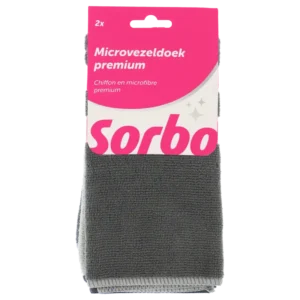 Sorbo Microvezeldoek premium 38x38cm 2st