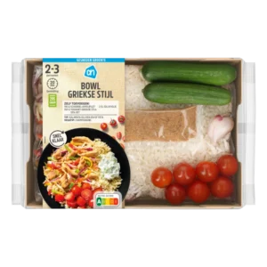 AH Gesneden verspakket bowl Griekse stijl