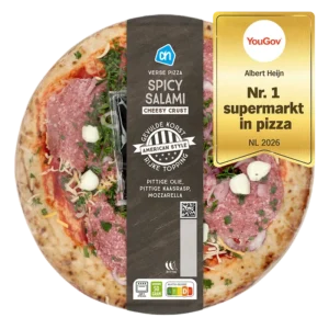 AH Verse pizza Amerikaans spicy salami