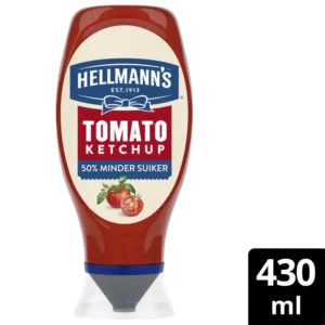 Hellmann's Ketchup 50% minder suiker