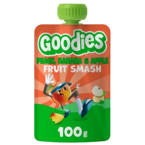 Goodies Knijpfruit smoothie peach, banana