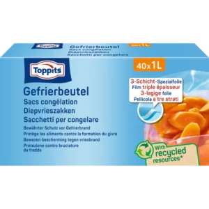 Toppits Diepvrieszakken 1 liter