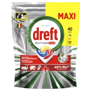 Dreft Platinum plus vaatwastabletten citroen