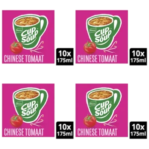 Knorr Cup-a-soup chinese tomaat 10-pack 4-pack