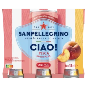 S. Pellegrino Ciao peach 6-pack