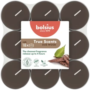Bolsius True scents geurtheelichten oud wood