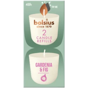 Bolsius Navulling clean light gardenia fig