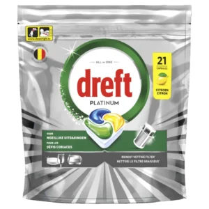 Dreft Platinum vaatwastabletten citroen