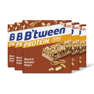 Hero B'tween protein zero muesli & pinda 5-pk