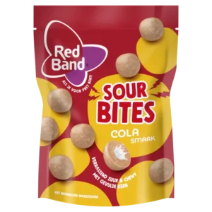 Red Band Sour bites cola smaak